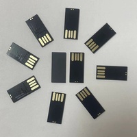 Puerto dual USB + Tipo-C Pendrive de madera OTG Flash Drive Chips MUDP largos Carcasa desnuda para Android iPad-Compatibilidad entre dispositivos