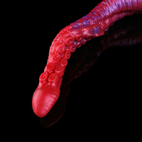 FAAK Soft Premium Silicone Knot, Dragon & Monster Fantasy Dildos, Animal Long Tentacle Dildo, Sex Toy for Woman Man
