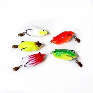 Top Right SF012 13g 6cm Soft Frog Lure Frog High Quality Top Water Frog Fishing Lure For Fishing