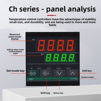 Pengontrol Suhu XRKC PID CH102-402-702-902 Relay Solid-state Dual Output Termostat Industri untuk Mesin Pengemasan