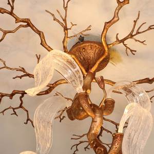 Lustre en cristal moderne de luxe <span class=keywords><strong>2023</strong></span>, style nordique vintage, LED, laiton doré, suspension en aluminium pour salle à manger, salon, hôtel, grand modèle - Product Image 5