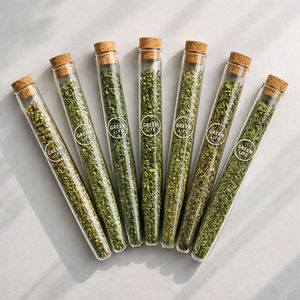 Tubes de test écologiques en verre résistant aux hautes températures, bouteille d'emballage de <span class=keywords><strong>vanille</strong></span> de 20x200mm - Product Image 3