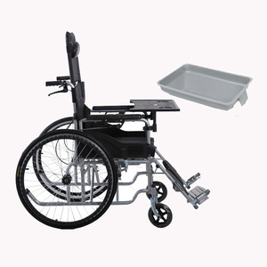 Kangjiaoyuan Manual Wheelchair KJY-06 Reclining <b>Backrest</b> Adjustable For Elderly Disabled - Product Image 1