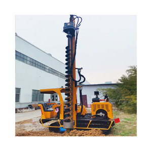 Best Selling Bore Pile Machine HXR5 Ground Screw Pile Driver Hengwang <b>Solar</b> Photovoltaic Pile Driver Machine - Product Image 1