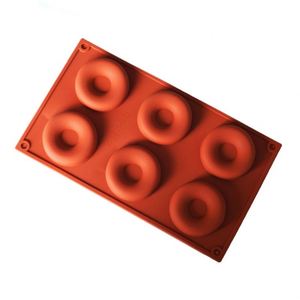 Molde de silicona Tangchu para hornear, apto para horno, para donuts, mousse, pasteles, helados, galletas, postres, seguro para contacto con alimentos - Product Image 3