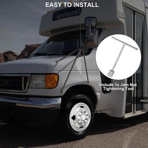 Vente chaude : Simulateurs de roues de 16 pouces à 8 goujons en acier inoxydable et kit de boulons pour camionnettes/fourgonnettes/camping-cars (E350/E450 1992-2021) - Product Image 4