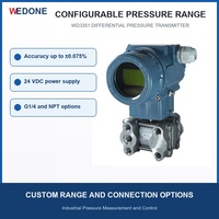 Transducteur de pression différentielle intelligent WD3351 24VDC 4-20mA IP67 pour le contrôle du niveau, de la densité, du débit et des processus des réservoirs