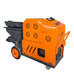 Spruzzatore di cemento a Diesel mortaio spruzzatore macchina a spruzzo con motore 100L tramoggia ad alta efficienza intonacatura attrezzature per la costruzione - Product Image 6