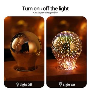 COYOLED A60 Edison <span class=keywords><strong>3D</strong></span> LED couleur <span class=keywords><strong>3D</strong></span> Globe ampoule pour <span class=keywords><strong>Amazon</strong></span> transfrontalier E27 vis ampoule fée feux d'artifice ampoules - Product Image 2