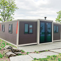 Maison modulaire moderne préfabriquée de conteneur d'expédition maison préfabriquée pliée extérieure conception extensible