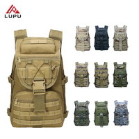 Sac à dos tactique 35L en gros, haute densité, Oxford 900D, imperméable, réglable, doublure en polyester