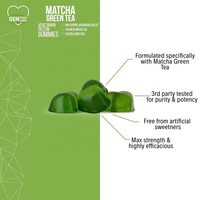 Vente à chaud Bonbons halal au matcha Bonbons énergétiques au thé vert biologique pour un apport énergétique naturel et un soutien antioxydant