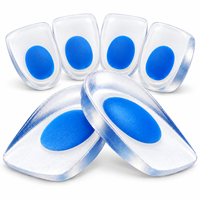 Coussinets de talon en gel pour hommes et femmes, inserts de soutien du talon pour le soulagement des douleurs plantaires et des épine calcanéenne