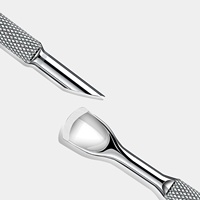 Ensemble de 6 pousse-cuticules en acier inoxydable de style russe, outil professionnel de manucure et pédicure, soin des ongles, logo personnalisé possible