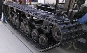 Kit de chenilles pour souffleuse à neige, système de conversion de chenilles en caoutchouc, kits de chenilles pour véhicules terrestres sans pilote, chenilles de moteur, train de roulement, <span class=keywords><strong>plateforme</strong></span> à chenilles - Product Image 5