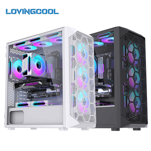 Lovingcool 2026 Vente chaude Boîtier <span class=keywords><strong>d</strong></span>'<span class=keywords><strong>ordinateur</strong></span> en maille noire E-ATX ATX MATX Boîtier de jeu pour PC Boîtier de <span class=keywords><strong>tour</strong></span> complet pour <span class=keywords><strong>ordinateur</strong></span> de jeu - Product Image 1