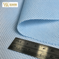 Tissu maillé 100 % polyester tricoté chaîne, séchage rapide, infroissable, direct usine, stock disponible, pour empeignes et languettes de baskets de sport