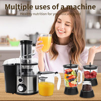 Sokany Product SK-191 4 In 1 Elektrische Vers Vruchtensap Juicer Afzuigmachine En Oranje Citrus Beauty Blender Flessenbeker