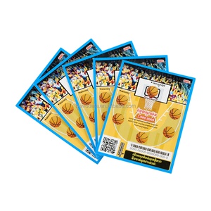 Carte à gratter de loterie personnalisée en papier, motif football et basketball, pour jeux de hasard, vente en gros d'usine - Product Image 4