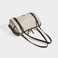 Sacs à bandoulière personnalisés pour femmes en toile avec fermeture éclair, sacs à main pour trajets quotidiens, sacs sous le bras, design tendance, vente en gros