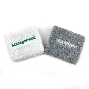 Factory Custom Hot Koop Sport Geborduurde Zweetbandjes Voor Katoenen Badstof Zweet Wrist Band Borduurwerk Zweetband Fietsen - Product Image 2