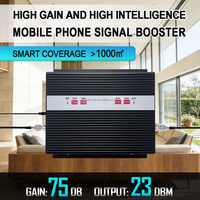 Amplificateur de signal mobile 3G4G5G à gain élevé 75db 25dbm Répéteur de signal LTE TDD 2600 3500Mhz N78 4 bandes ALC