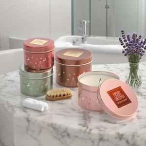 Vela de Lujo y Aroma en Lata de Aluminio - Envase Metálico Ecológico para Velas Aromáticas Premium y Ceras Perfumadas - Diseño Personalizado Impreso - Product Image 1