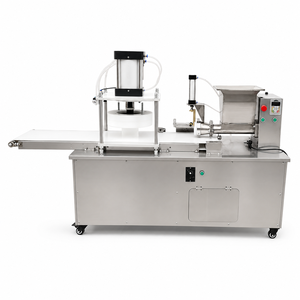 เครื่องกดแป้งพิซซ่าสแตนเลสพร้อมสายพานลำเลียงสำหรับการผลิตเบเกอรี่ - Product Image 1