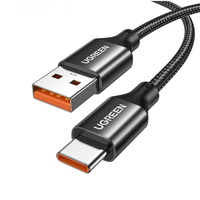 UGREEN USB a USB C Cable Tipo C Cable de carga rápida 6A USB 2,0 Cable trenzado