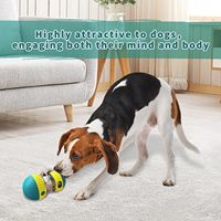 Gadget d'entraînement et de divertissement pour chiots et petits chiens, distributeur de nourriture, balle de jeu pour chien