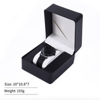 Boîte à montre en cuir PU de luxe personnalisée avec logo, écologique, en forme de coquille, pour présentation, rangement et cadeau, vente en gros, gagnant-gagnant