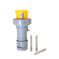 Connecteur Étanche Industriel OEM IP44 16A-200A, Prises d'Alimentation Aériennes, Prises Murales Ouvertes ou Encastrées, Fiches Standard 3-5 Broches