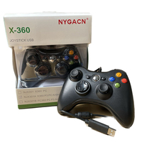 Contrôleur de jeu filaire PC360/TV/P3/PC avec moteur de vibration un contrôleur de jeu d'arcade partagé pour prend en charge PC TV P3