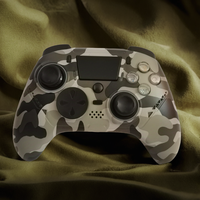 Manette de jeu sans fil GAMINJA BT, contrôleur de jeu 800 mAh, longue durée de veille, double vibration, manette de jeu pour PS5
