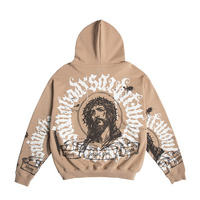 Sweat-shirt à capuche pour homme, style gothique rétro, imprimé os, Y2K, veste grunge, vêtement supérieur de style Harajuku