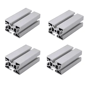 Vente en gros tubes d'angle d'extrusion en aluminium pour bandelettes de test en aluminium