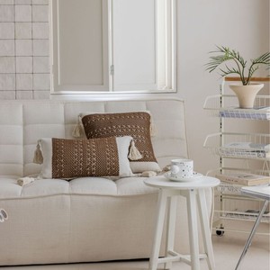 Funda de Almohada Decorativa de Lujo Estilo Boho, Tejida, Lavable, Anti-Pilling, 400 Hilos, Alta Calidad, 45*45cm, Novedad 2025 - Product Image 4