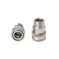 Pistolet de lavage haute pression pour voiture, raccord rapide rotatif anti-enroulement en acier inoxydable, tête hexagonale mâle Lvtian M22