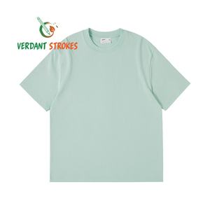 Tratti di verde. T-Shirt da Uomo Personalizzata VS-F002 100% Cotone Pesante 240G Vestibilità Ampia Morbida Asciugatura Rapida - Product Image 2