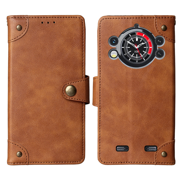 For cubot Kingkong9 TPU Leather Business Flip Phone Case with Card Holder and Phone Strap