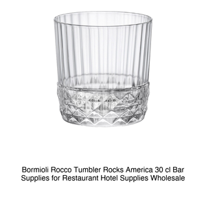 Vaso Bormioli Rocco Rocks America'20 de 30 cl, altura 8.4 cm, diámetro 8.4 cm - Product Image 2