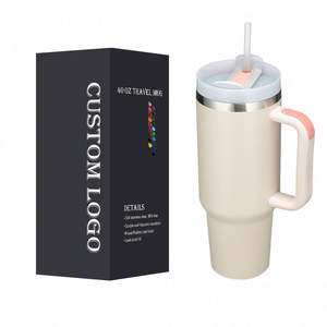 Cadeaux personnalisés 40Oz Rhinestone Bling Tumbler en acier inoxydable 40Oz Tumbler avec poignée 40Oz Rhinestone Bling Tumbler Cup - Product Image 1