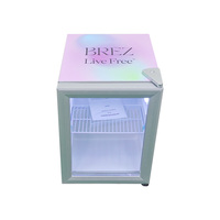 Mini-réfrigérateur commercial Meisda SC35 pas cher, à température unique, électrique, en verre, pour boissons, 220V