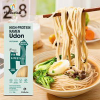 Nouilles Udon Véganes Riches en Protéines (22g) Faible en Glucides, Faible en Matières Grasses, Faible IG, Non Frites, Étiquette Nettoyante, en Boîte