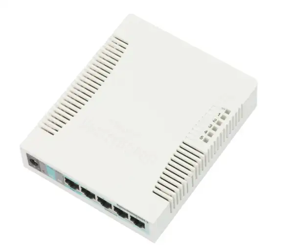 The original MikroTik CSS106-5G-1S 5-port Gigabit switch supports the alternative version of SFP RB260GS