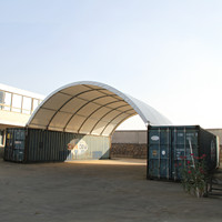 Abri en PVC robuste pour stockage extérieur, dôme imperméable, conteneur industriel, abri pour conteneur maritime