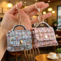 Pendentif Mini Sac de Luxe Léger Créatif Décoratif Porte-clés Pendentif Casque Audio Vente en Gros Chine Modèle 4.15.1