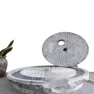 Meilleures ventes : Moulin à pierres manuel pour la transformation des céréales, des légumineuses, du soja et du riz, et la fabrication de beurre - Product Image 2