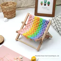 Kit de fabrication de support de téléphone pour chaise de plage en macramé, support de tablette réglable à 3 niveaux, décoration d'intérieur, cadeau pour débutants