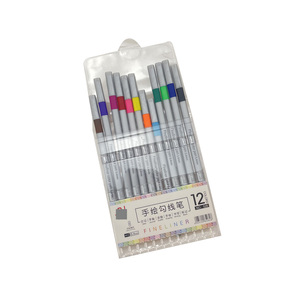 Ensemble de stylos marqueurs fins à pointe fine de 0,4 mm pour croquis, écriture, dessin, lettrage, art, avec logo personnalisé - Product Image 2